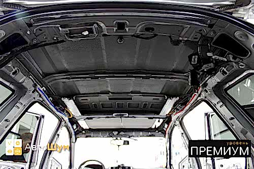 Штатная шумоизоляция крыши Хавал Н6