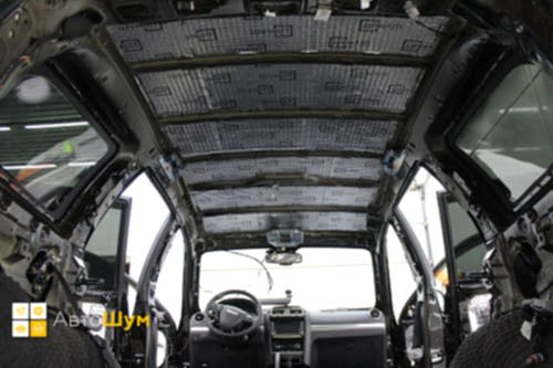 Виброизоляция крыши Хавал Х5