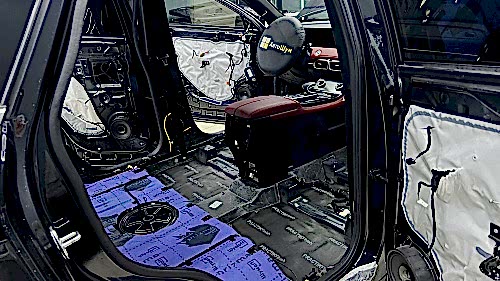 Звукоизоляция пола Джетур X70