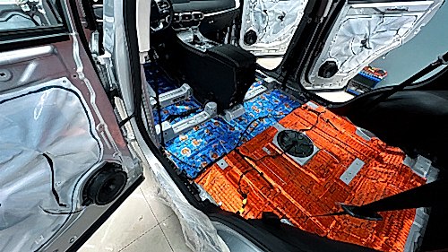 Виброизоляция пола Джетур X70 Плюс