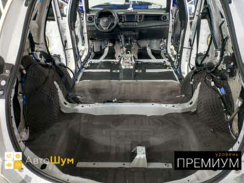 Шумоизоляция багажника Тойоты Тойоты Ра4 Ха40