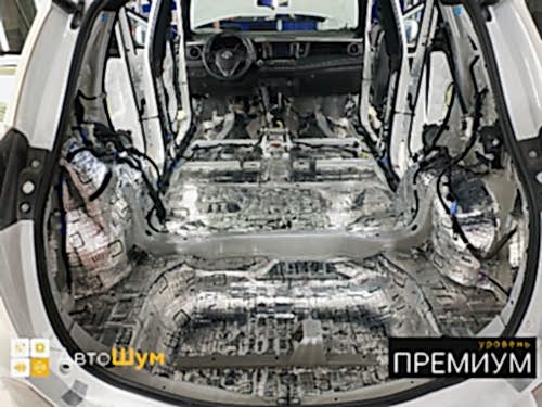 Виброизоляция багажника Тойоты Ра4 Ха40