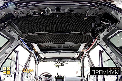 Шумо и теплоизоляция крыши Хавал Н6