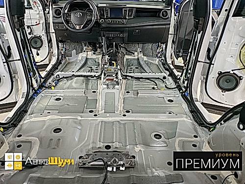 Штатная виброизоляция Тойоты Ра4 Ха40