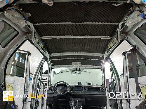 Шумоизоляция крыши Тойоты Ра4 Ха40