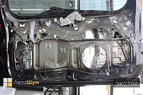 Виброизоляция крышки багажника Тойота РАВ 4 (XA30)