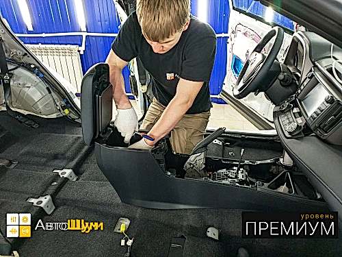 Разбираем салон Тойоты Ра4 Ха40